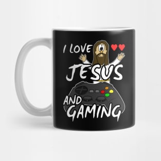 I Love Jesus And Gaming Christian Gamer Mug